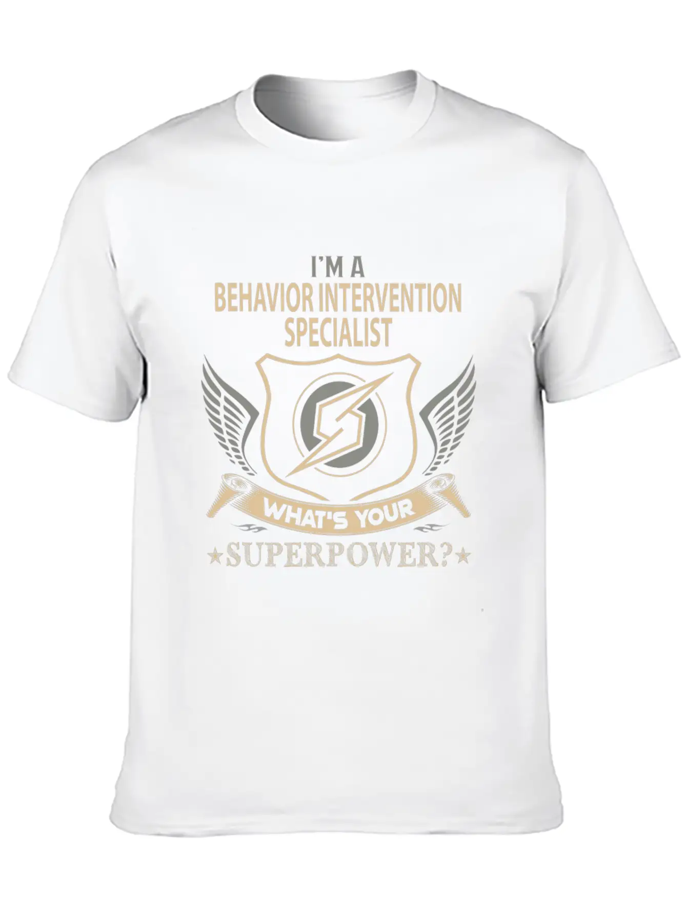 Behavior Intervention Specialist T Shirt - Superpo Basic Graphic T-Shirt – Daily Comfort In Soft Cotton