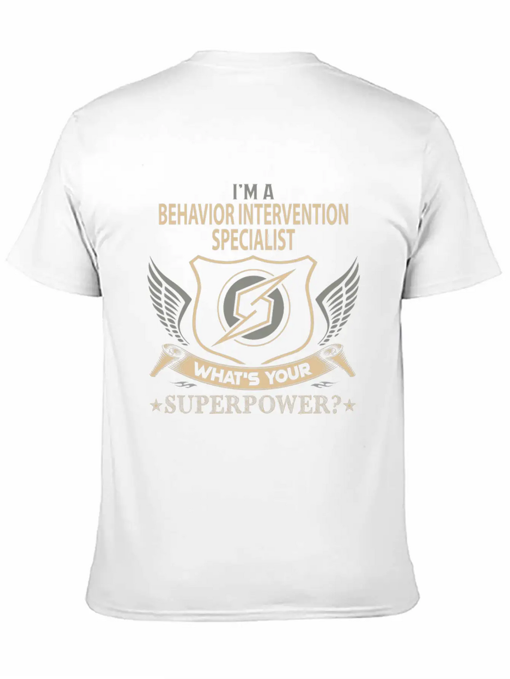 Behavior Intervention Specialist T Shirt - Superpo Basic Graphic T-Shirt – Daily Comfort In Soft Cotton