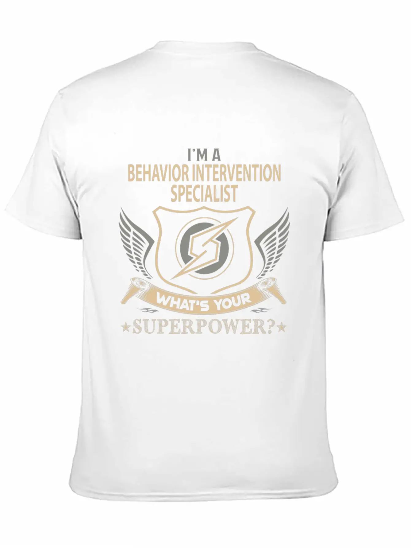 Behavior Intervention Specialist T Shirt - Superpo Basic Graphic T-Shirt – Daily Comfort In Soft Cotton