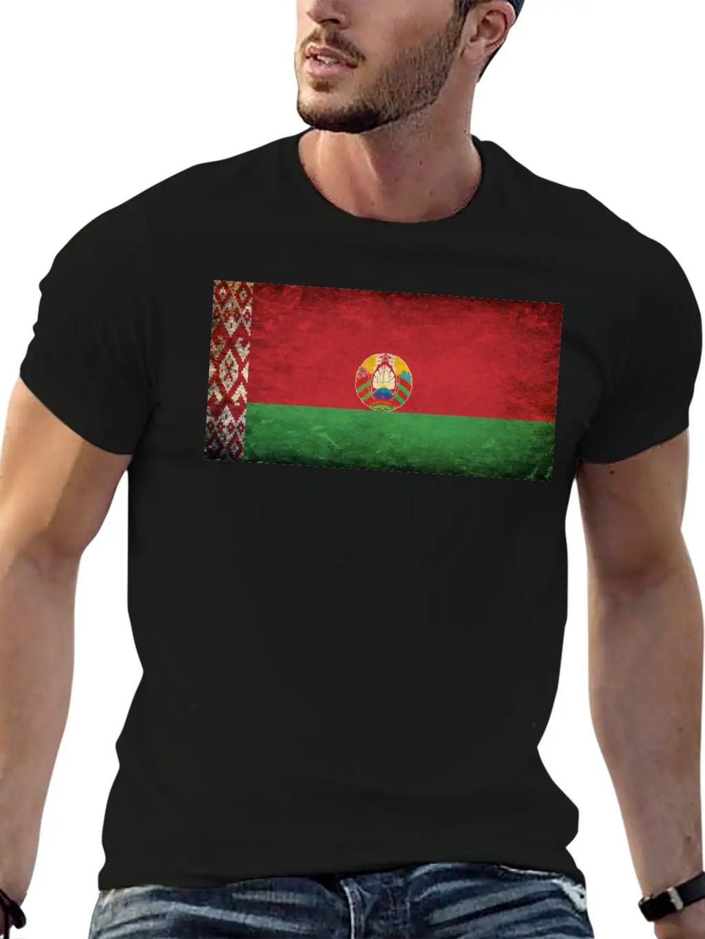 Belarus Flag Breathable Soft Cotton T-Shirt – Timeless Casual Look