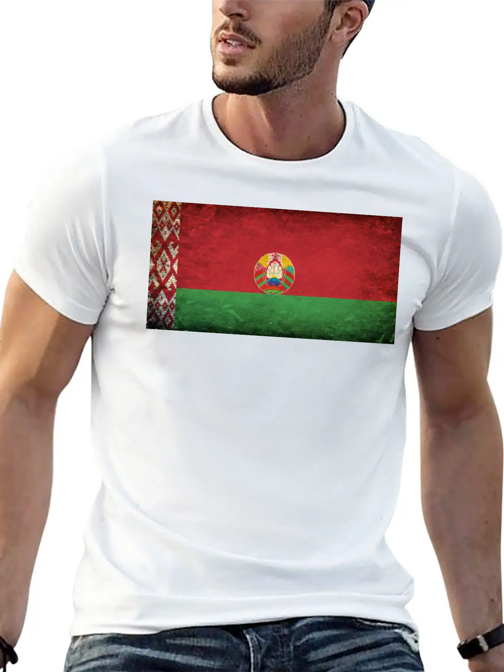 Belarus Flag Breathable Soft Cotton T-Shirt – Timeless Casual Look