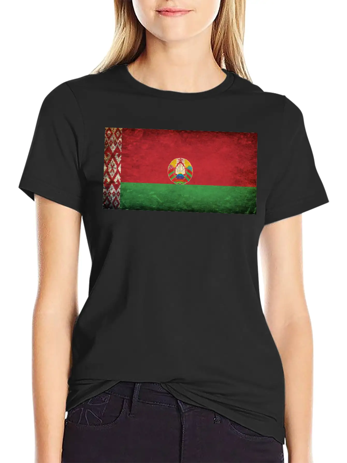 Belarus Flag Breathable Soft Cotton T-Shirt – Timeless Casual Look