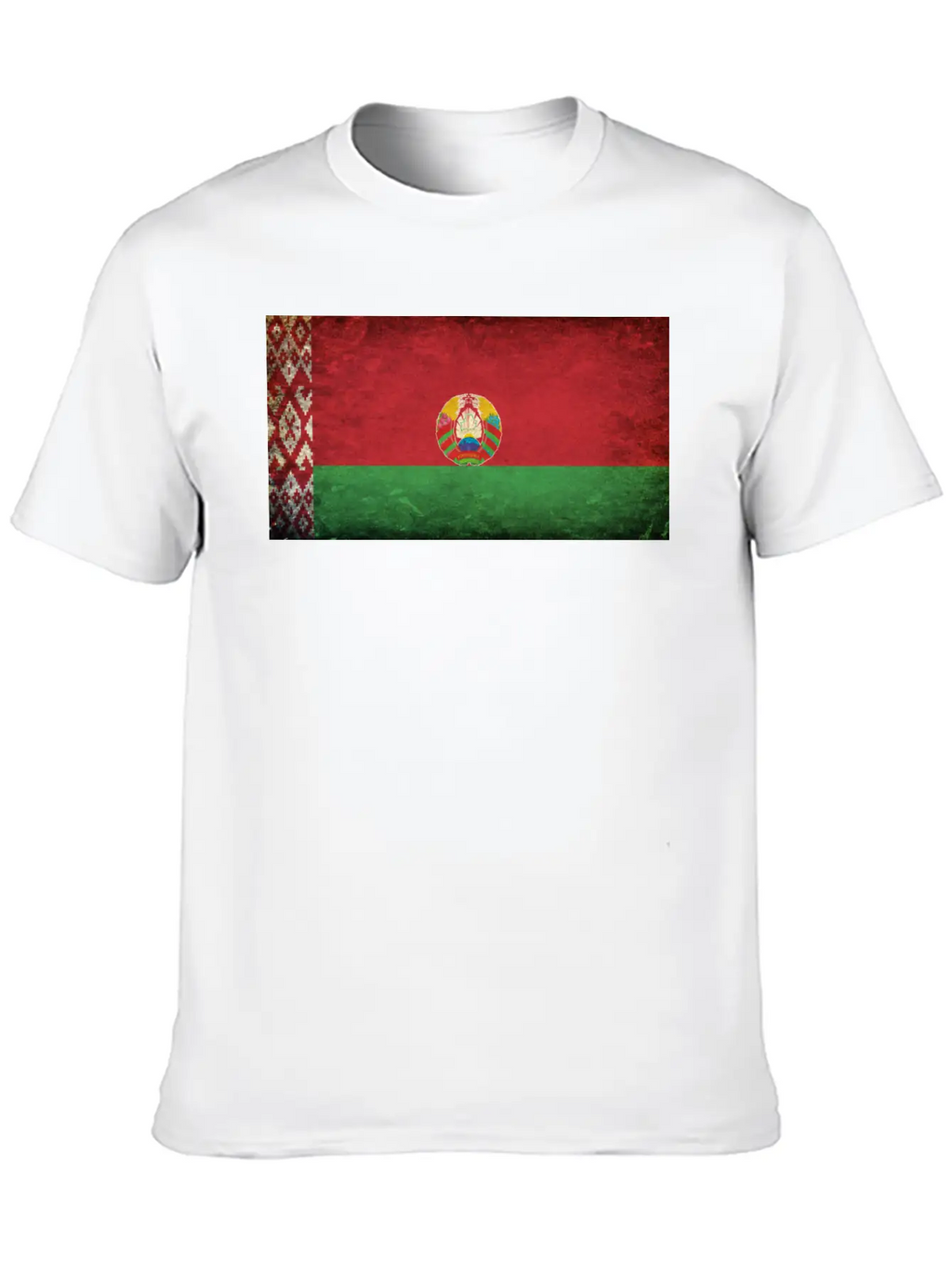 Belarus Flag Breathable Soft Cotton T-Shirt – Timeless Casual Look