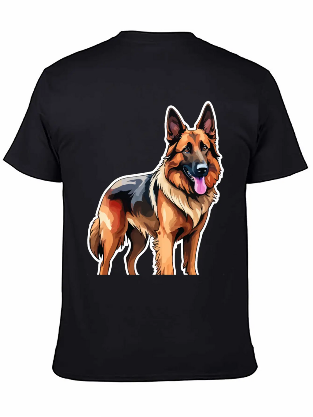 Belgian Shepherd Watercolor Classic Cotton Tee – Unisex Comfort For Any Season