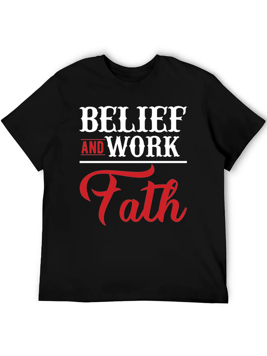 BELIEF-inspiration Design Timeless Short Sleeve Tee – Comfy And Minimalist Design