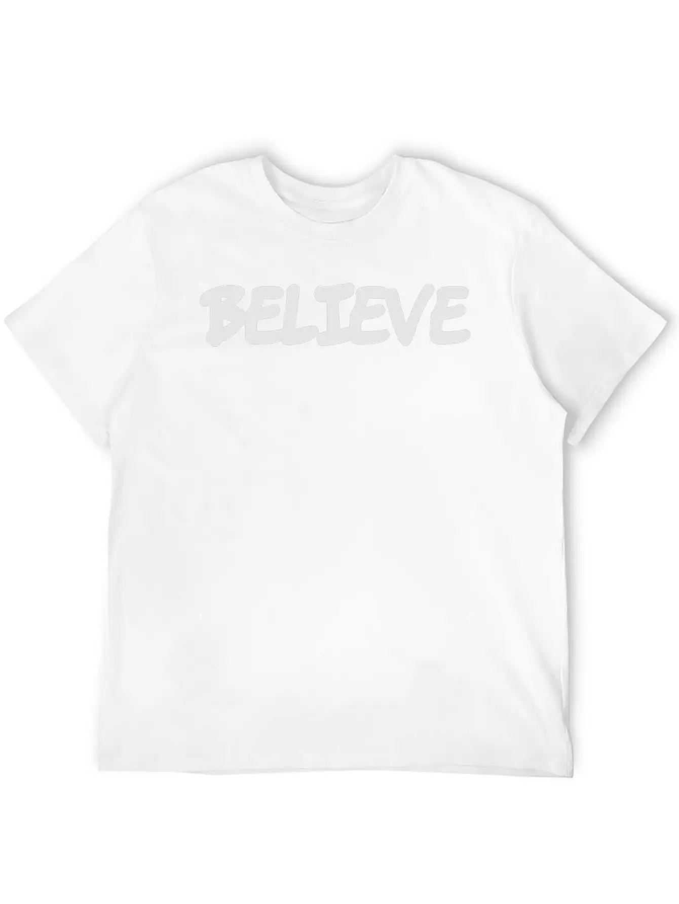 Believe Classic Cotton Tee – Unisex Comfort For Any Season