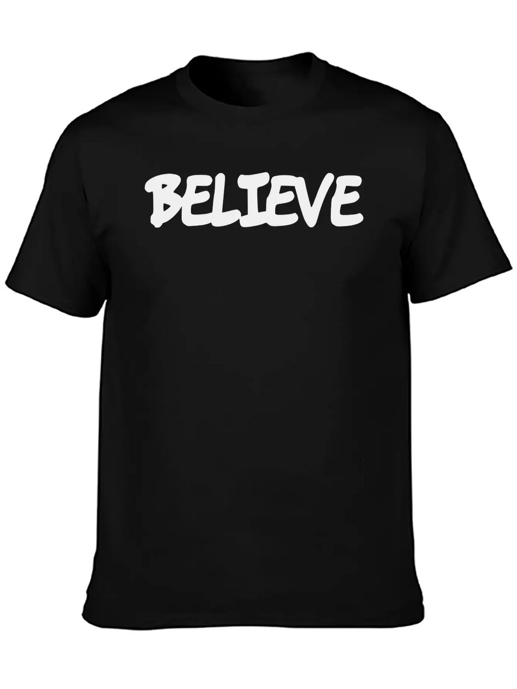 Believe Classic Cotton Tee – Unisex Comfort For Any Season
