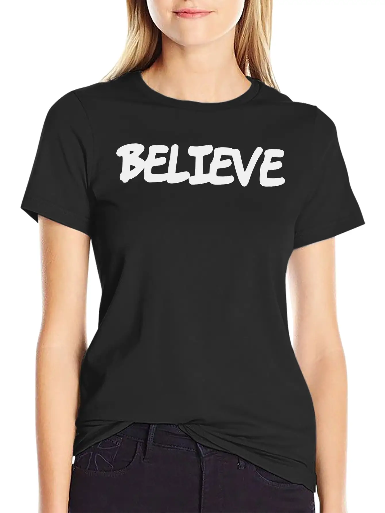 Believe Classic Cotton Tee – Unisex Comfort For Any Season