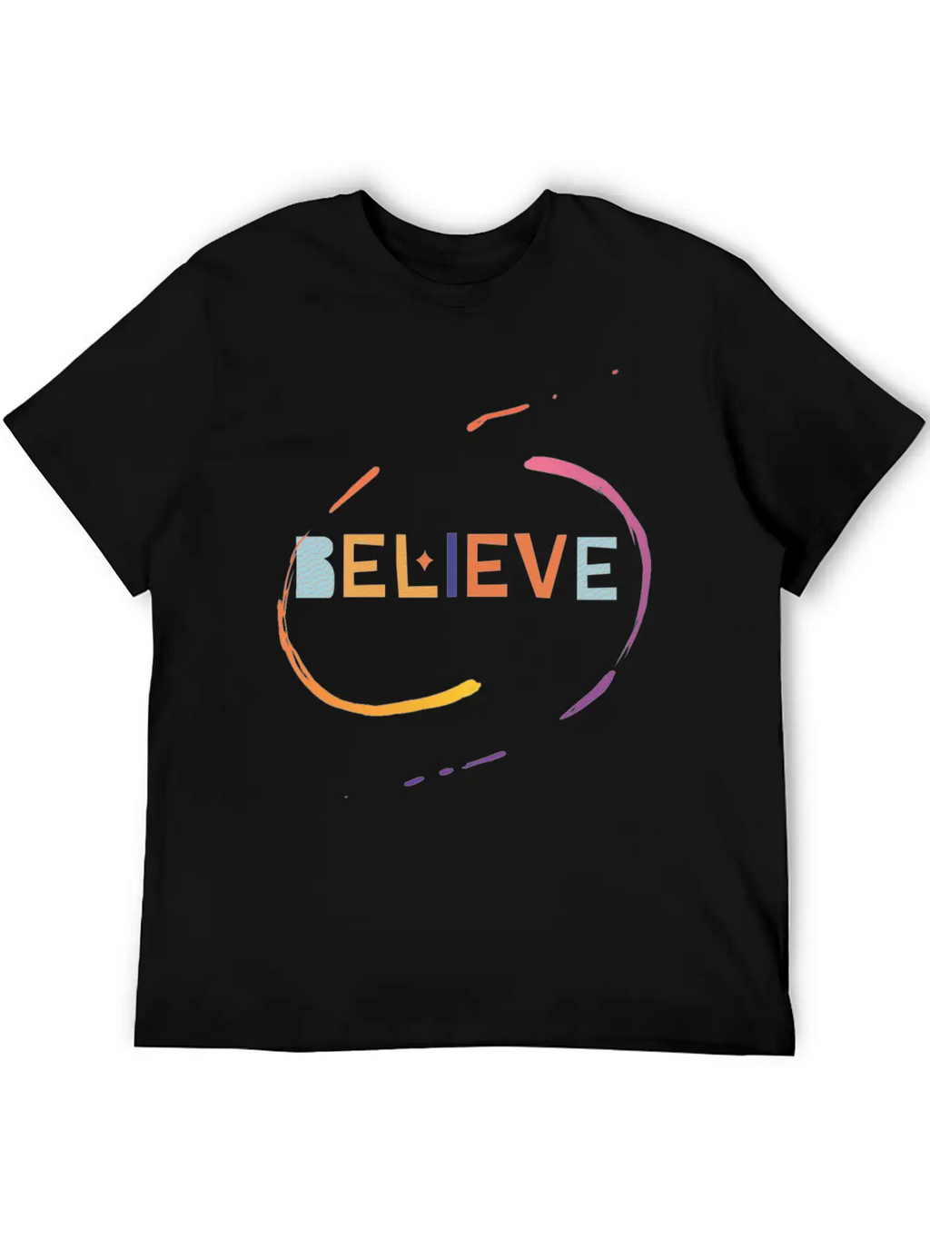 Believe – Faith And Confidence Design Stylish Everyday T-Shirt – Unisex Basic Cotton Tee