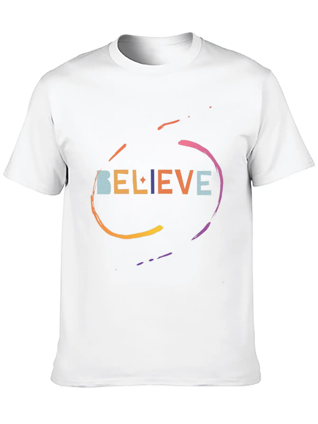Believe – Faith And Confidence Design Stylish Everyday T-Shirt – Unisex Basic Cotton Tee