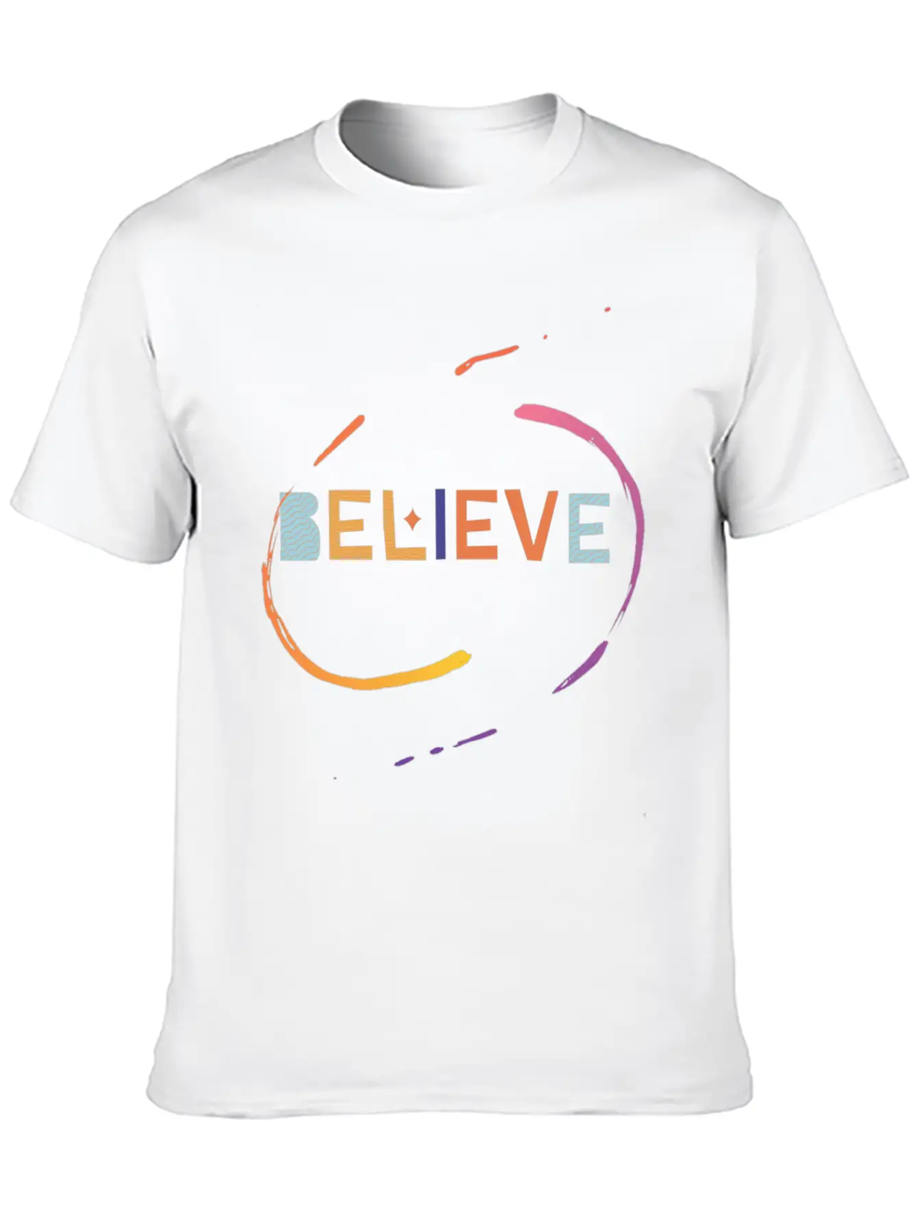 Believe – Faith And Confidence Design Stylish Everyday T-Shirt – Unisex Basic Cotton Tee