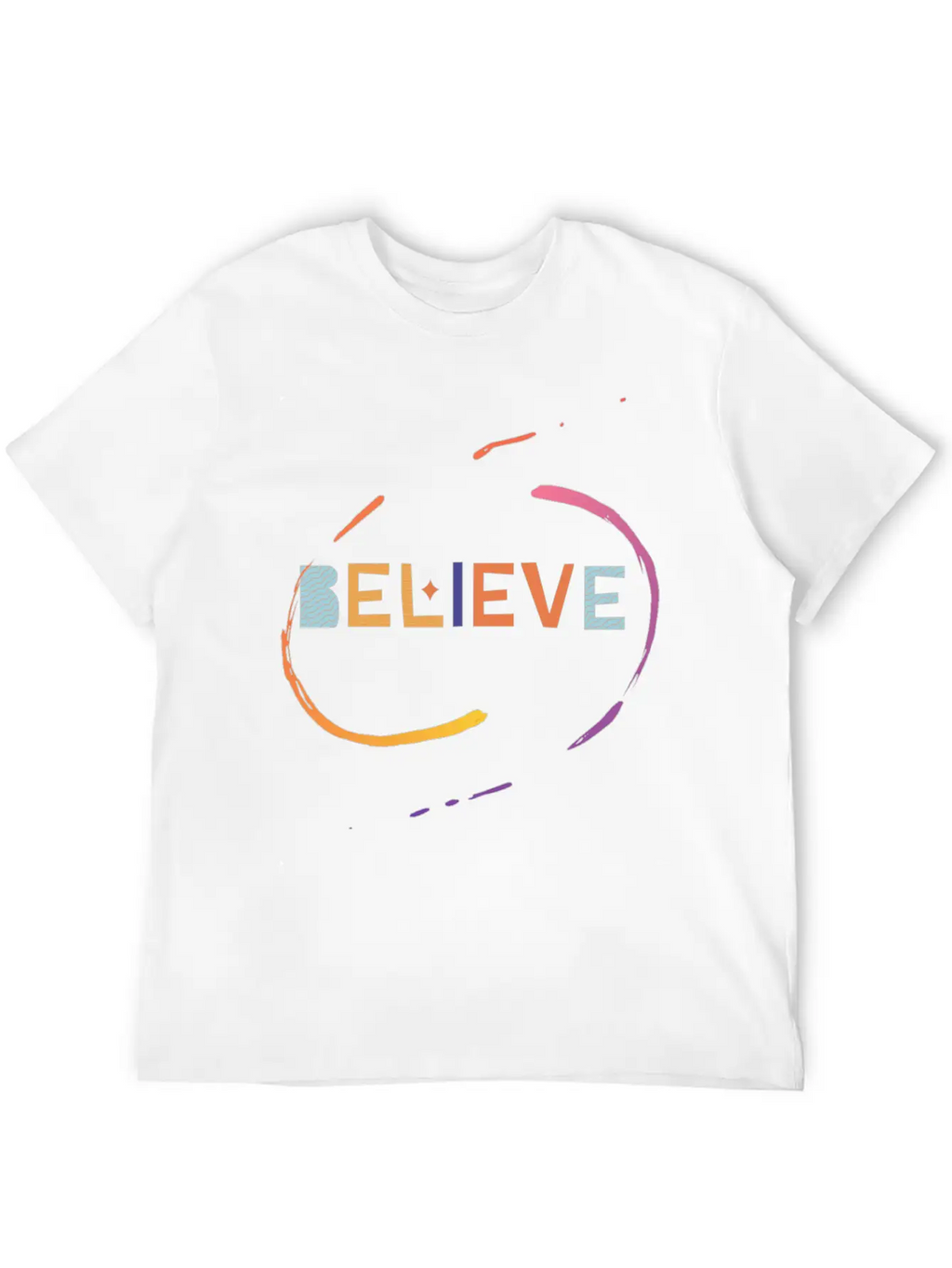 Believe – Faith And Confidence Design Stylish Everyday T-Shirt – Unisex Basic Cotton Tee