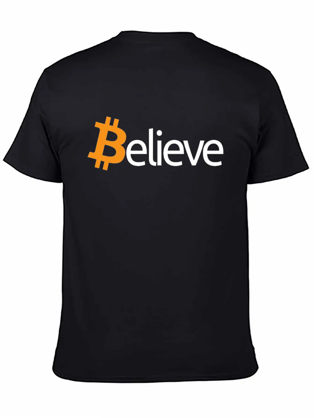 Believe In Bitcoin Crypto Miner BTC Believecrypto Basic Graphic T-Shirt – Daily Comfort In Soft Cotton