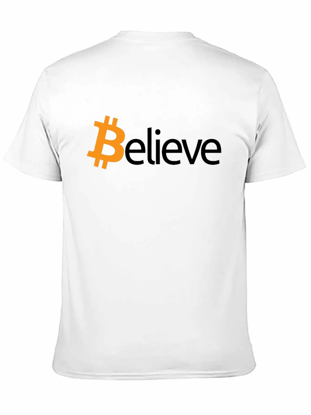 Believe In Bitcoin Crypto Miner BTC Believecrypto Basic Graphic T-Shirt – Daily Comfort In Soft Cotton