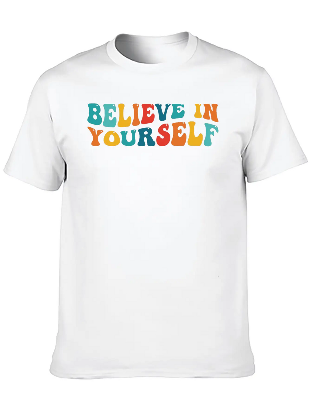 Believe In Yourself Motivational Classic Cotton Tee – Unisex Comfort For Any Season