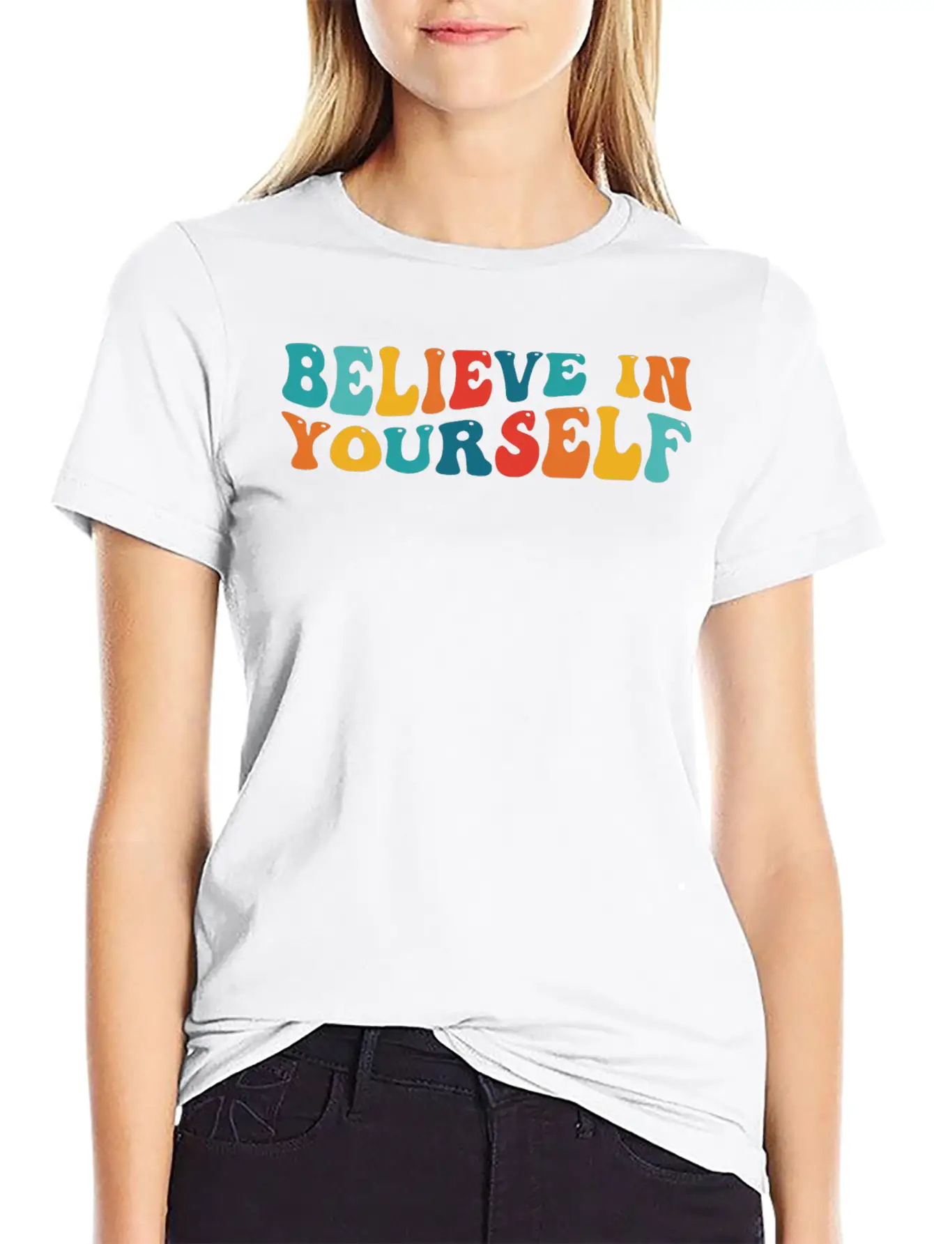 Believe In Yourself Motivational Classic Cotton Tee – Unisex Comfort For Any Season
