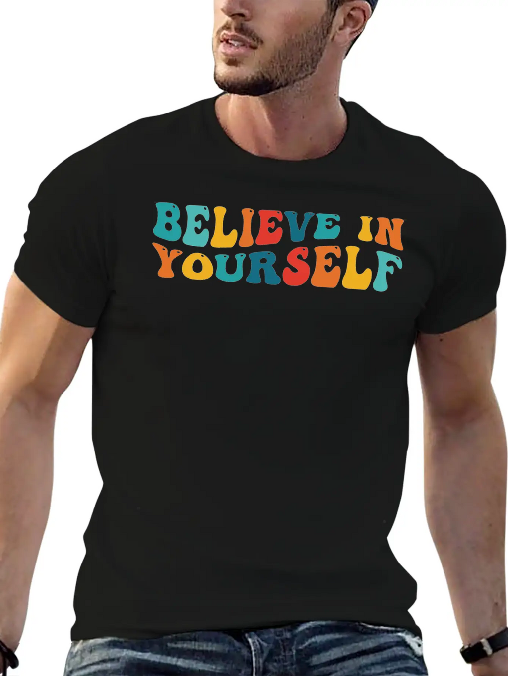Believe In Yourself Motivational Classic Cotton Tee – Unisex Comfort For Any Season
