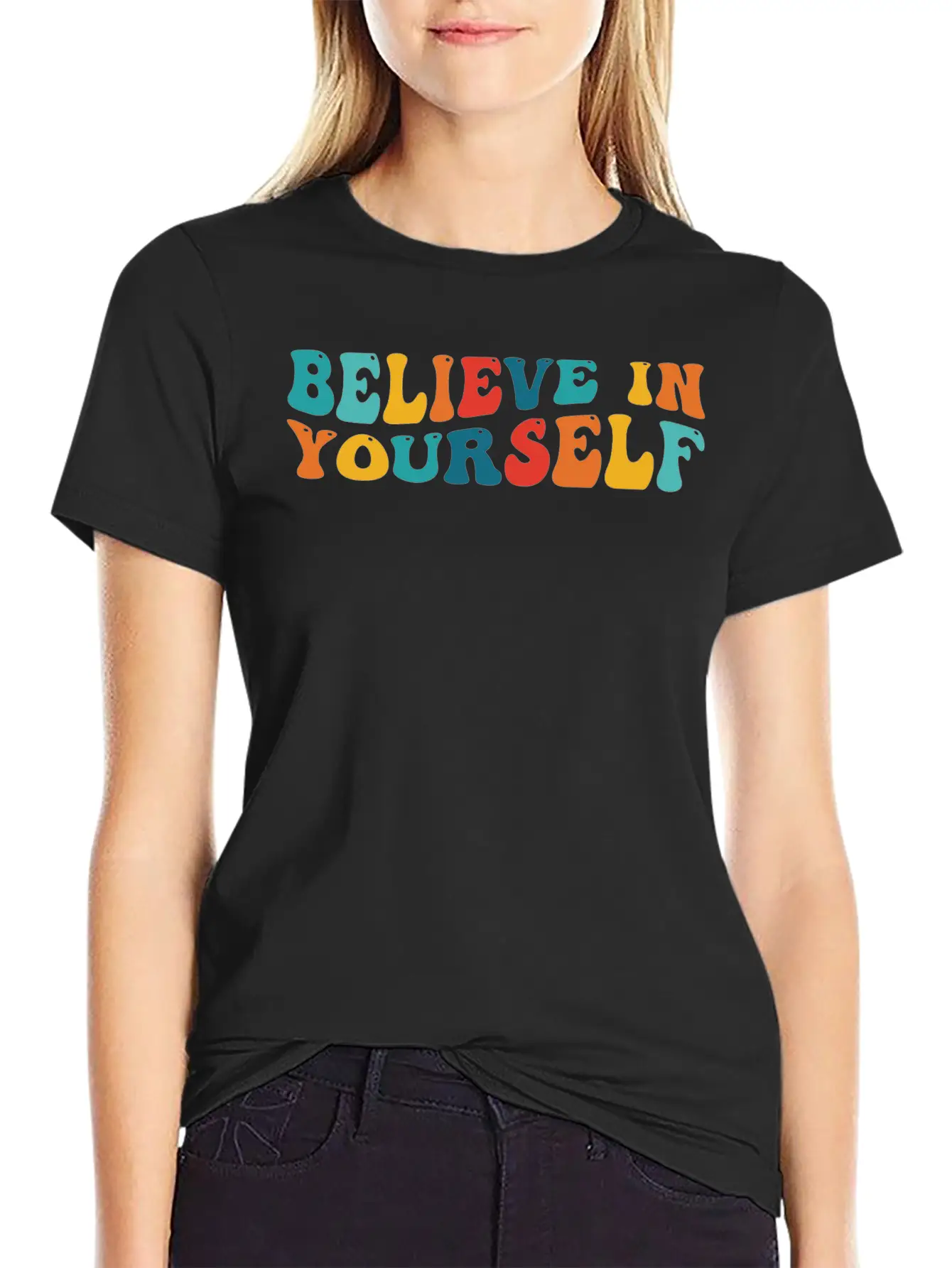 Believe In Yourself Motivational Classic Cotton Tee – Unisex Comfort For Any Season