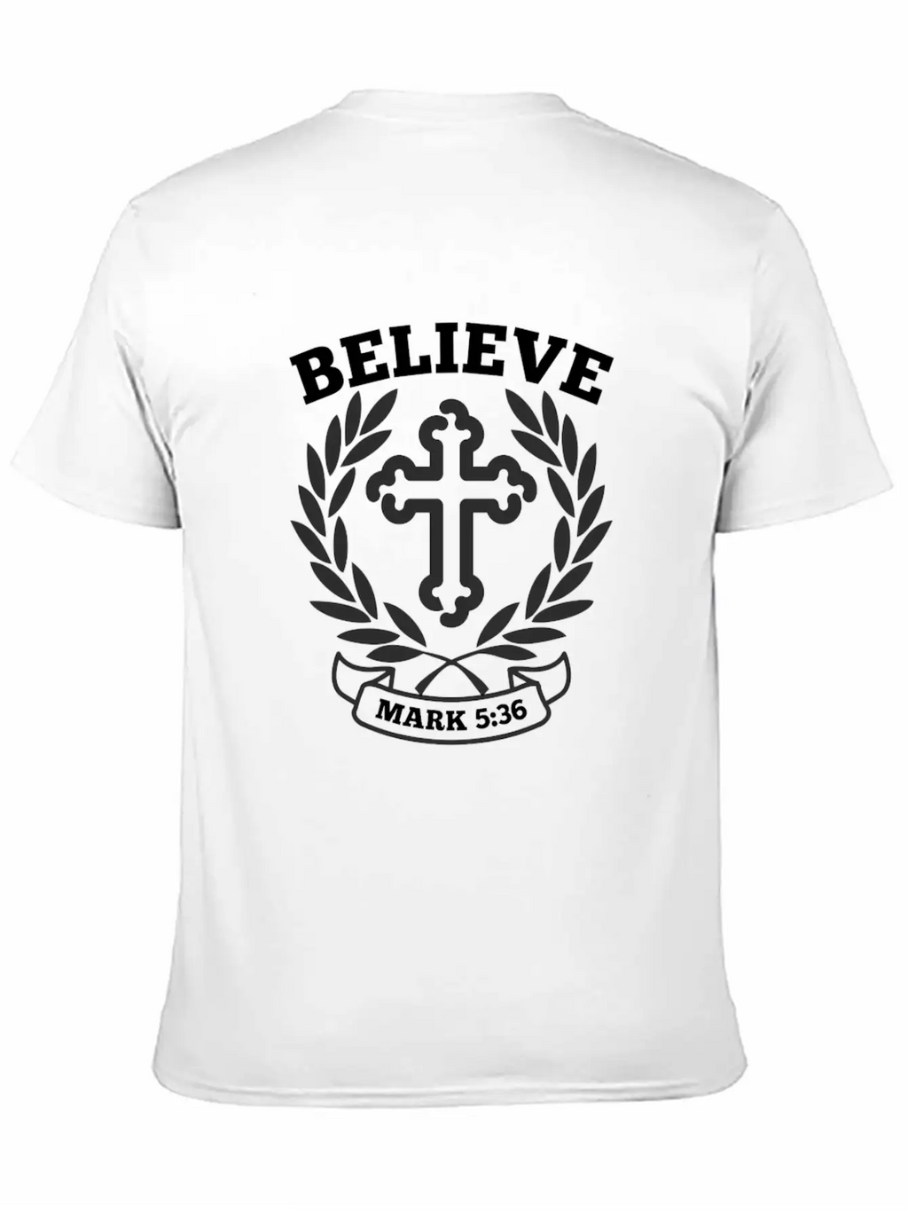 Believe Mark 5 36 Bible Verse Quote Classic Cotton Tee – Unisex Comfort For Any Season