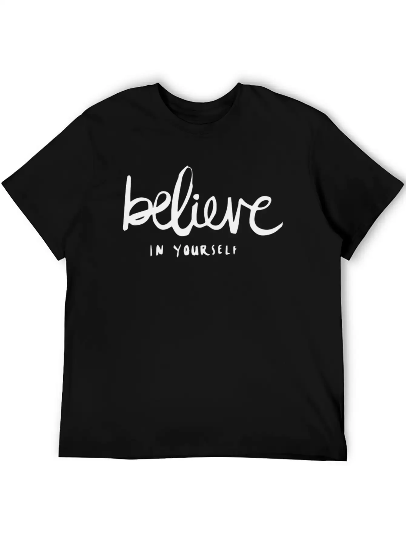Believe Self Unisex Casual T-Shirt – Clean Design For Daily Comfort