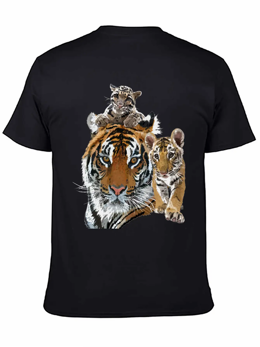 Bengal Tiger And Hazy Tiger Modern Fit Casual T-Shirt – Clean And Versatile Design