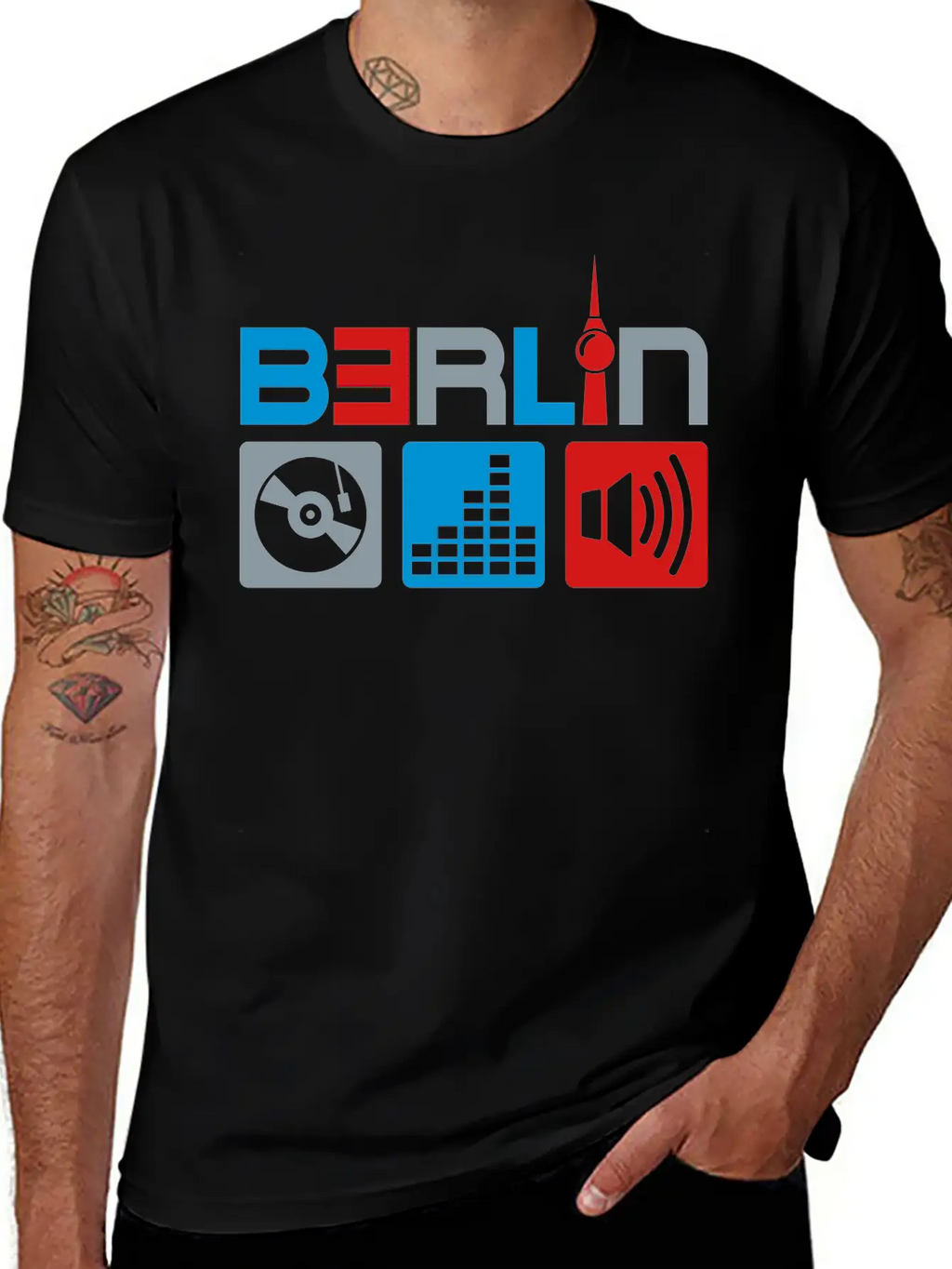 Berlin Music Basic Graphic T-Shirt – Daily Comfort In Soft Cotton