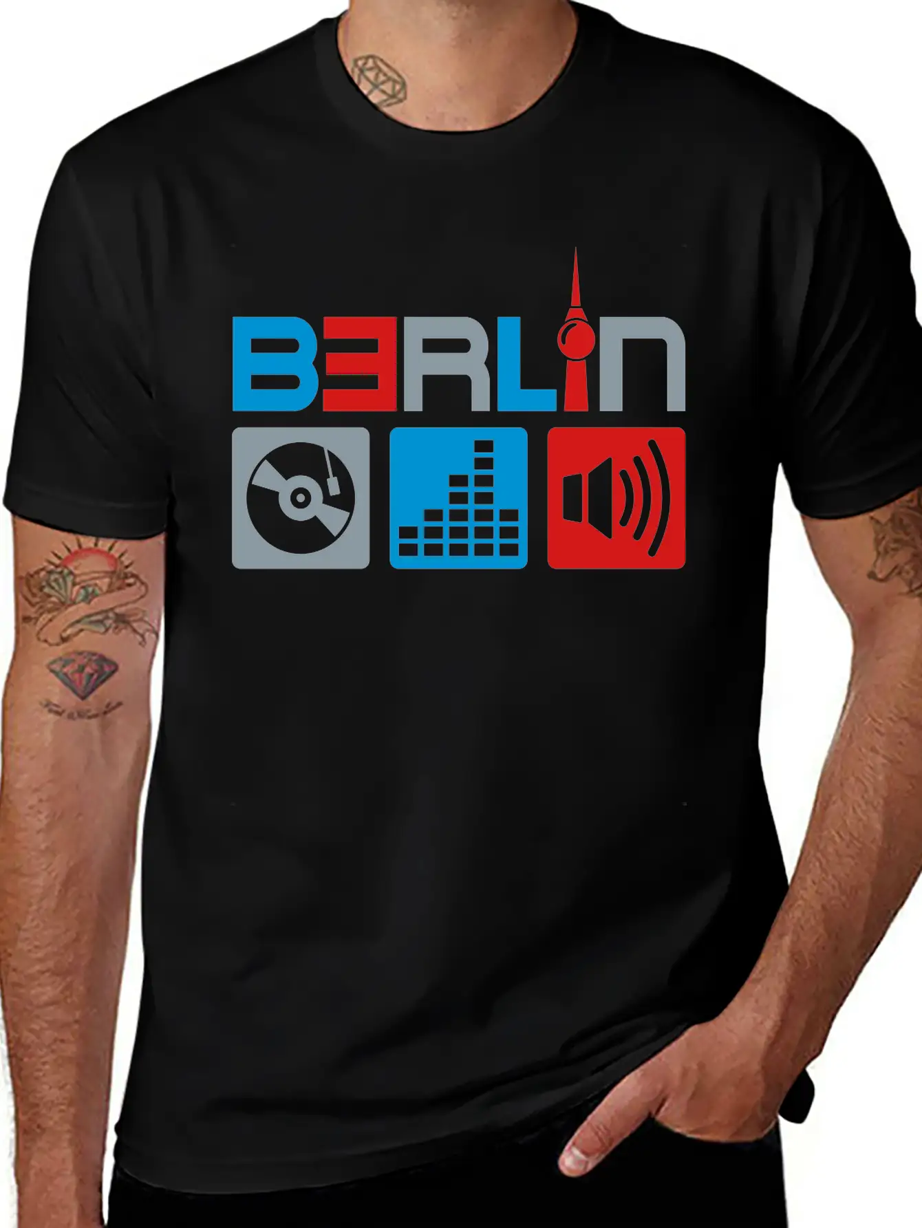 Berlin Music Basic Graphic T-Shirt – Daily Comfort In Soft Cotton