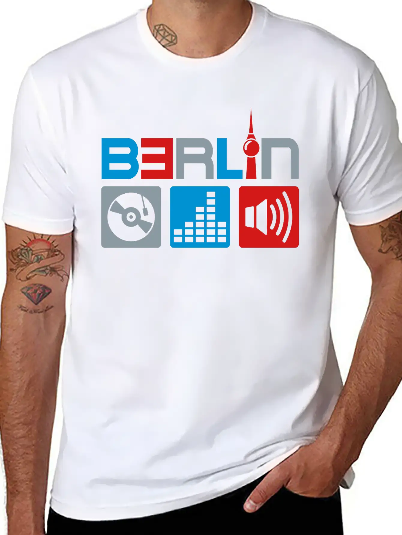 Berlin Music Basic Graphic T-Shirt – Daily Comfort In Soft Cotton