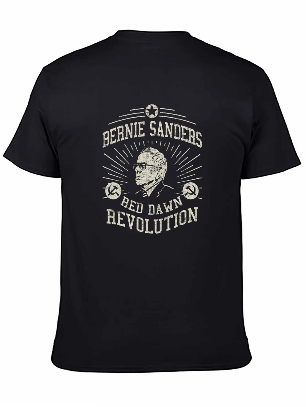 Bernie Red Dawn Revolution Timeless Short Sleeve Tee – Comfy And Minimalist Design