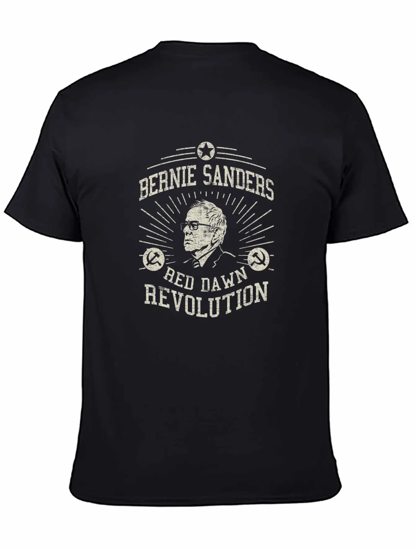 Bernie Red Dawn Revolution Timeless Short Sleeve Tee – Comfy And Minimalist Design