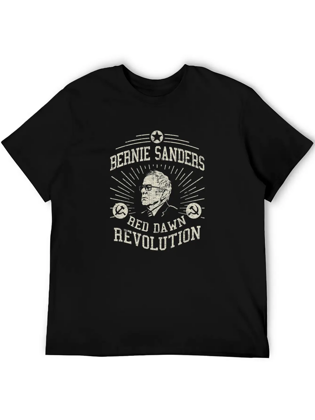 Bernie Red Dawn Revolution Timeless Short Sleeve Tee – Comfy And Minimalist Design