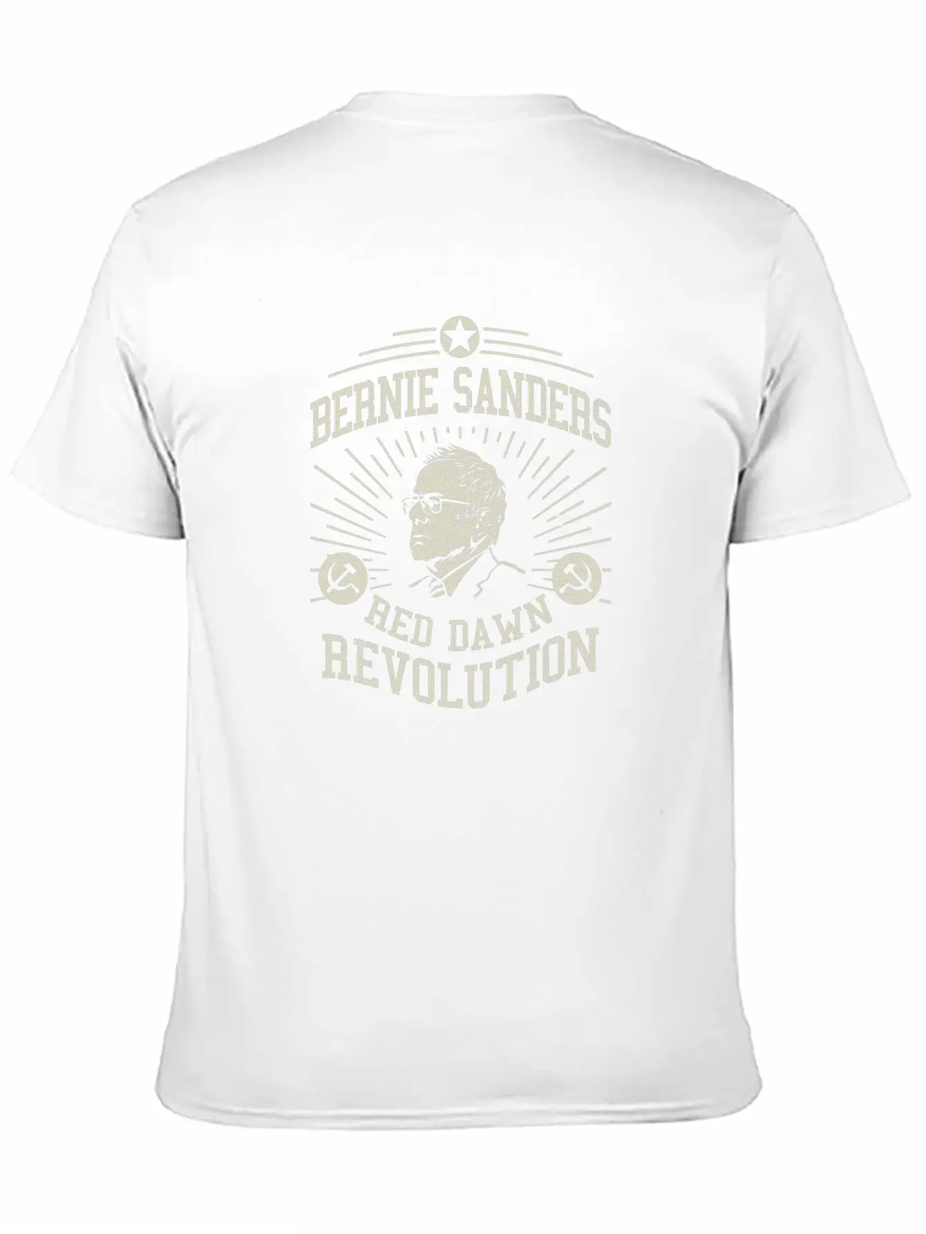 Bernie Red Dawn Revolution Timeless Short Sleeve Tee – Comfy And Minimalist Design