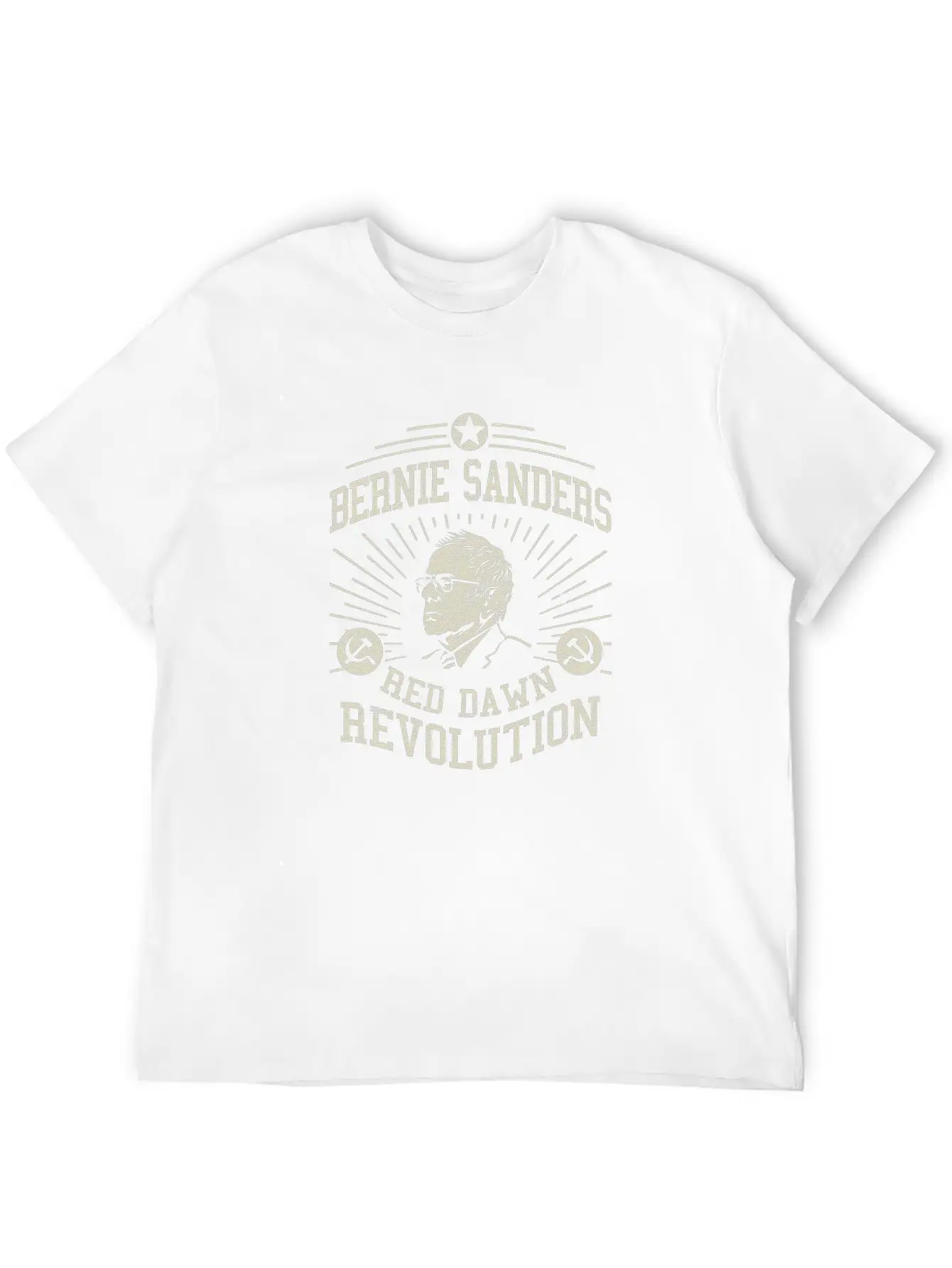 Bernie Red Dawn Revolution Timeless Short Sleeve Tee – Comfy And Minimalist Design