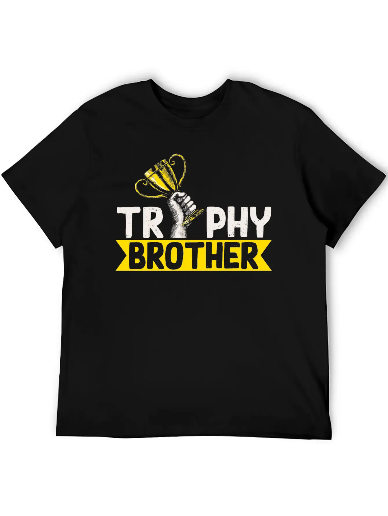 Best Brother Trophy Breathable Graphic T-Shirt – Perfect For Casual Days