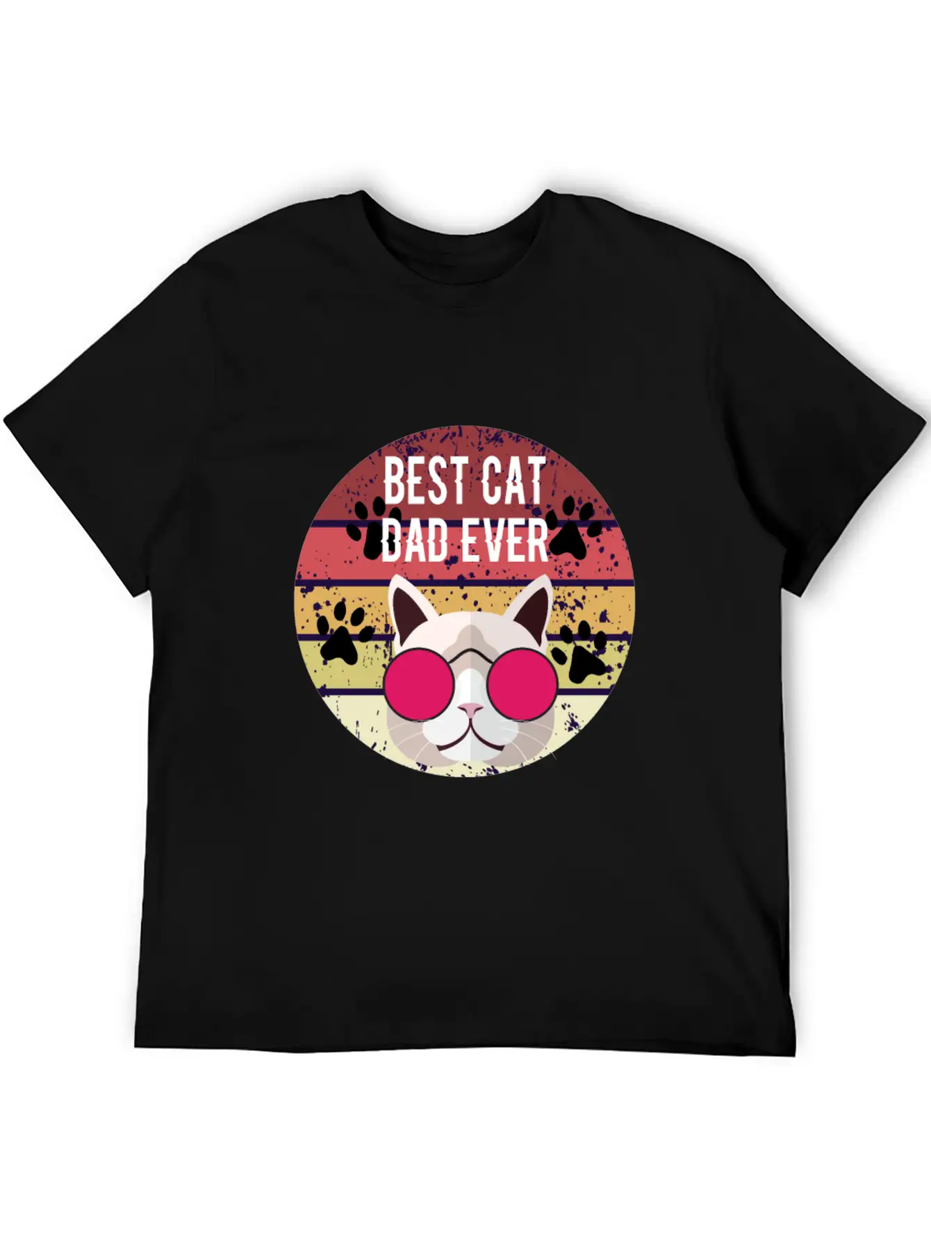 Best Cat Dad Ever Essential Cotton Tee For Daily Outfits – Unisex Style
