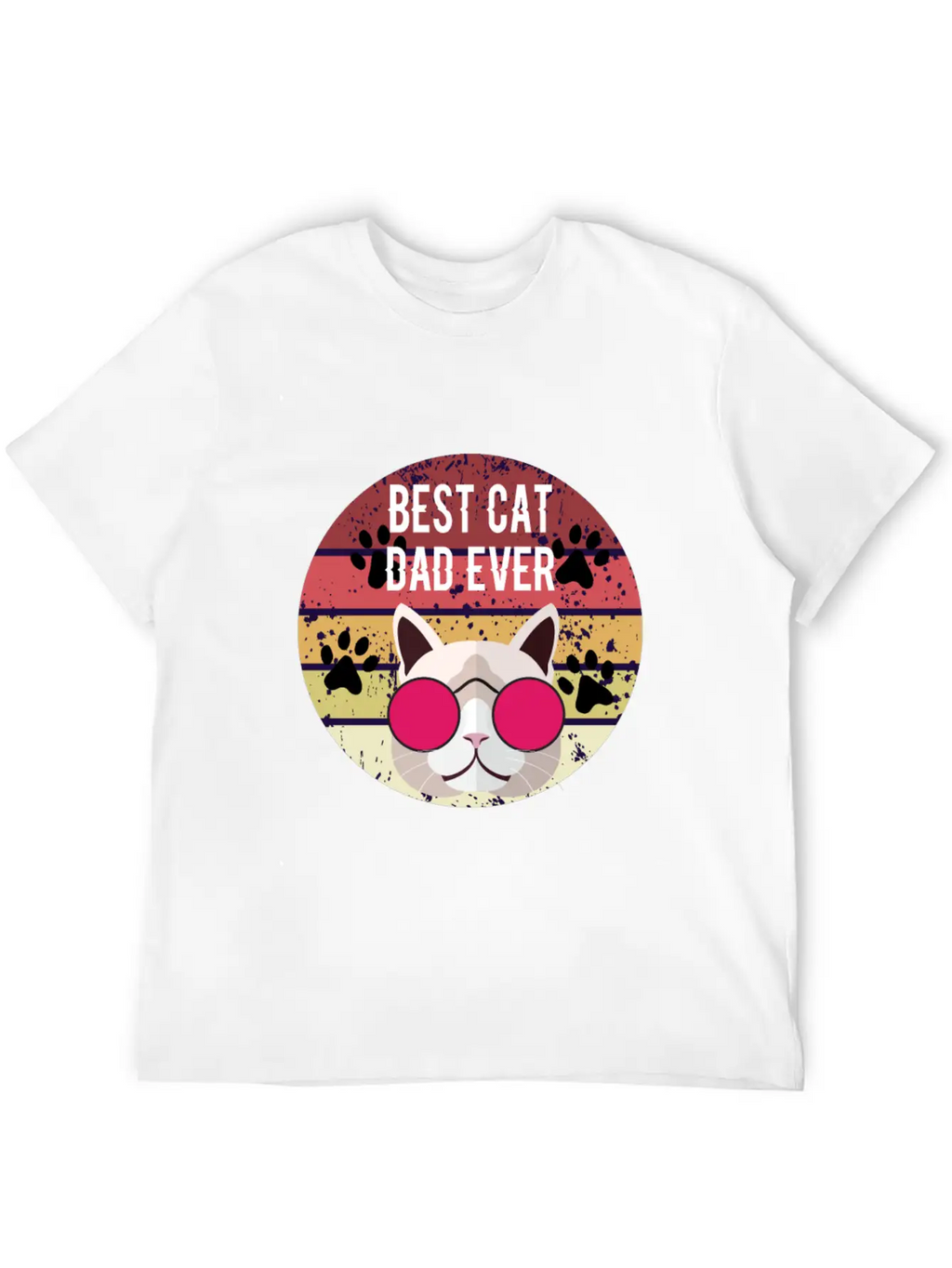 Best Cat Dad Ever Essential Cotton Tee For Daily Outfits – Unisex Style