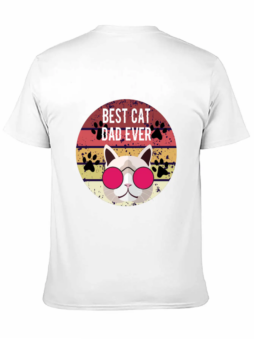 Best Cat Dad Ever Essential Cotton Tee For Daily Outfits – Unisex Style