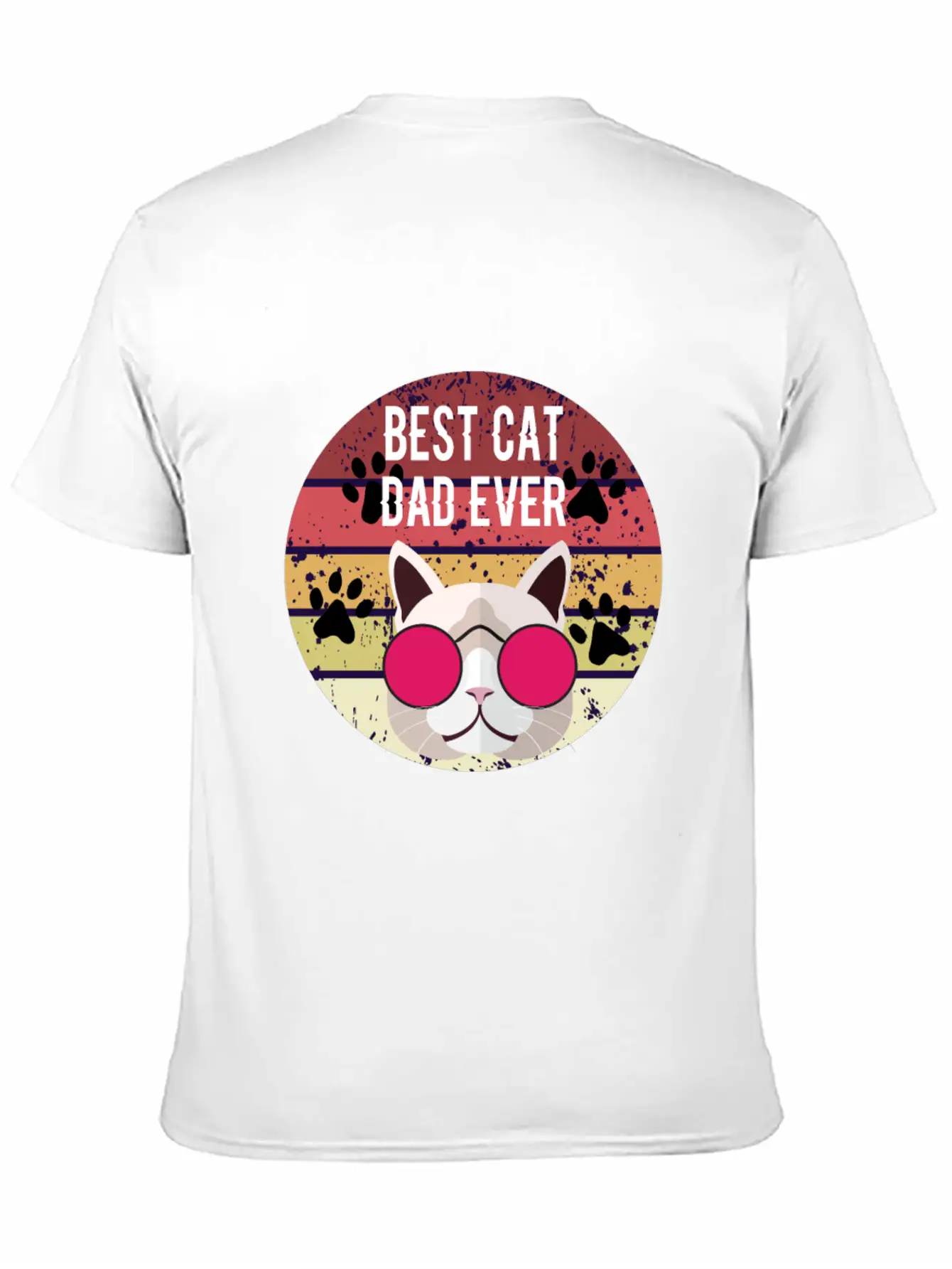 Best Cat Dad Ever Essential Cotton Tee For Daily Outfits – Unisex Style