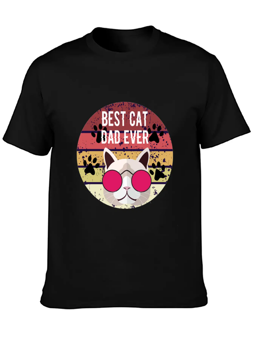 Best Cat Dad Ever Essential Cotton Tee For Daily Outfits – Unisex Style