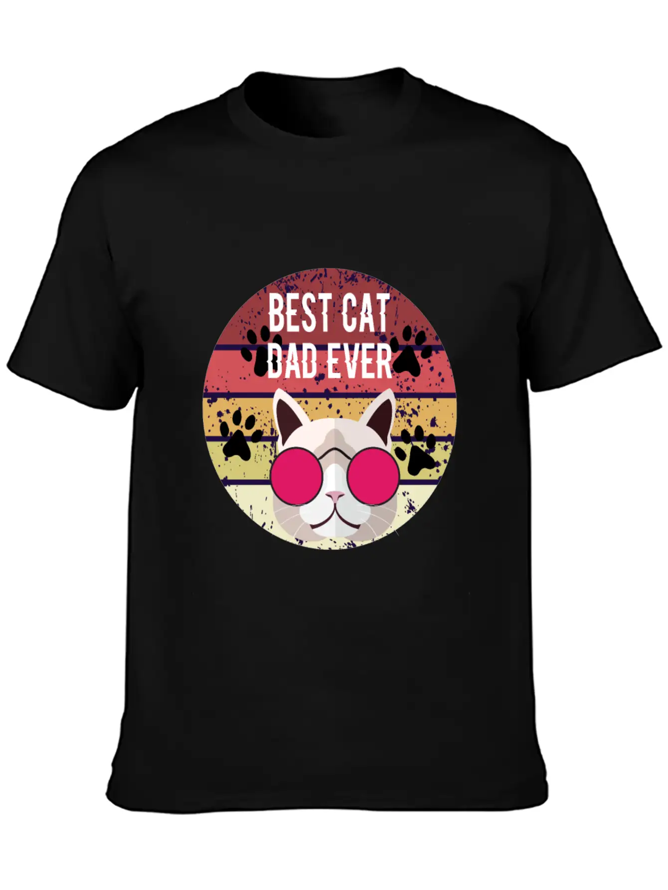 Best Cat Dad Ever Essential Cotton Tee For Daily Outfits – Unisex Style