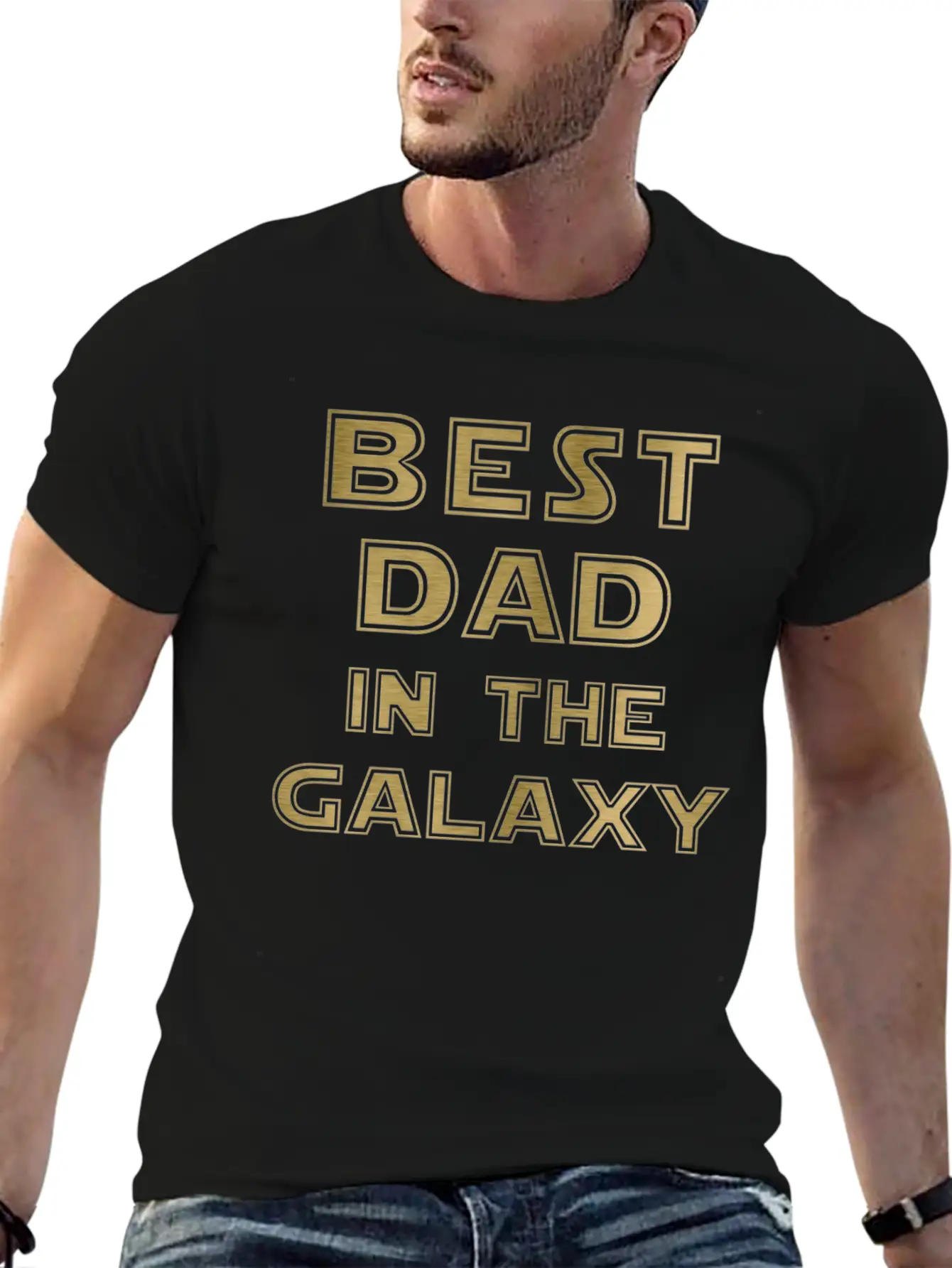 BEST DAD IN THE GALAXY Classic Cotton Tee – Unisex Comfort For Any Season