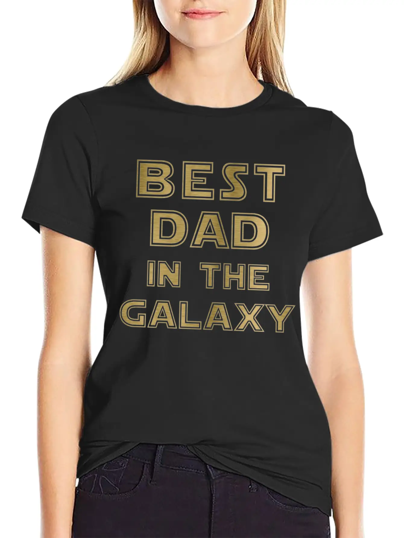 BEST DAD IN THE GALAXY Classic Cotton Tee – Unisex Comfort For Any Season