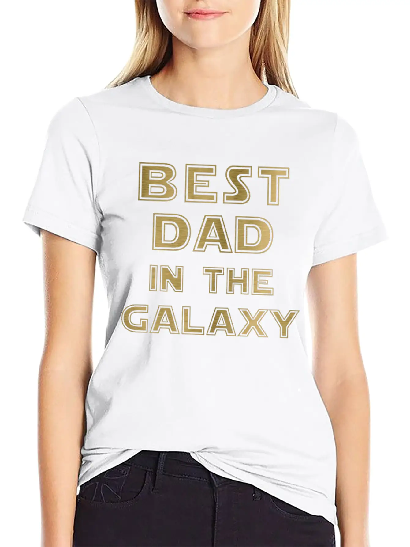 BEST DAD IN THE GALAXY Classic Cotton Tee – Unisex Comfort For Any Season