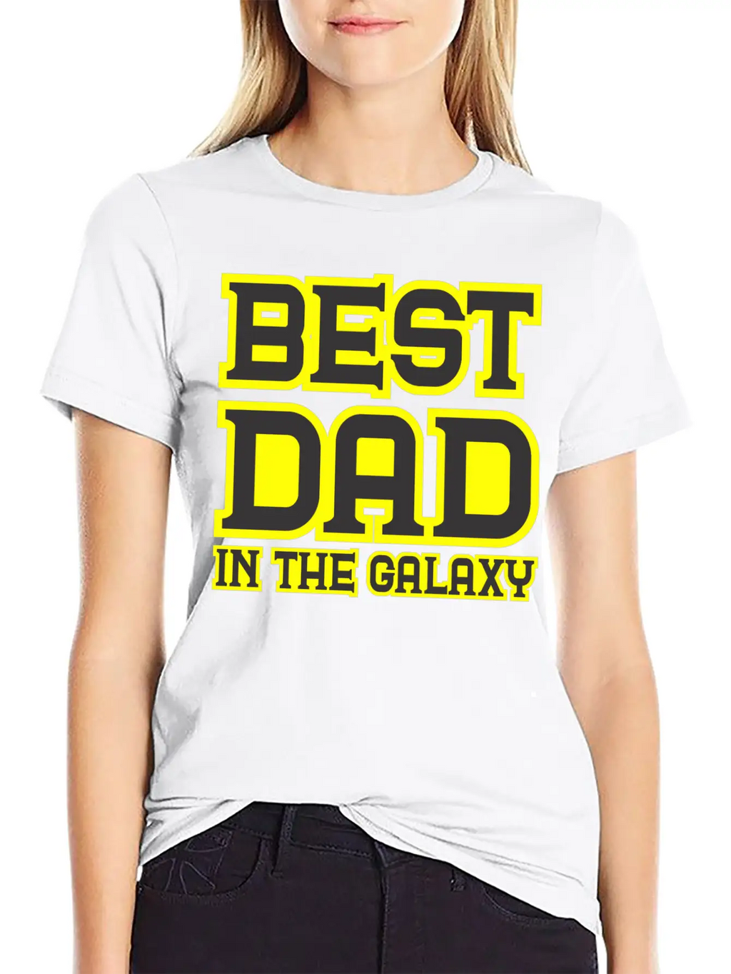 BEST DAD IN THE GALAXY Essential Cotton Tee For Daily Outfits – Unisex Style