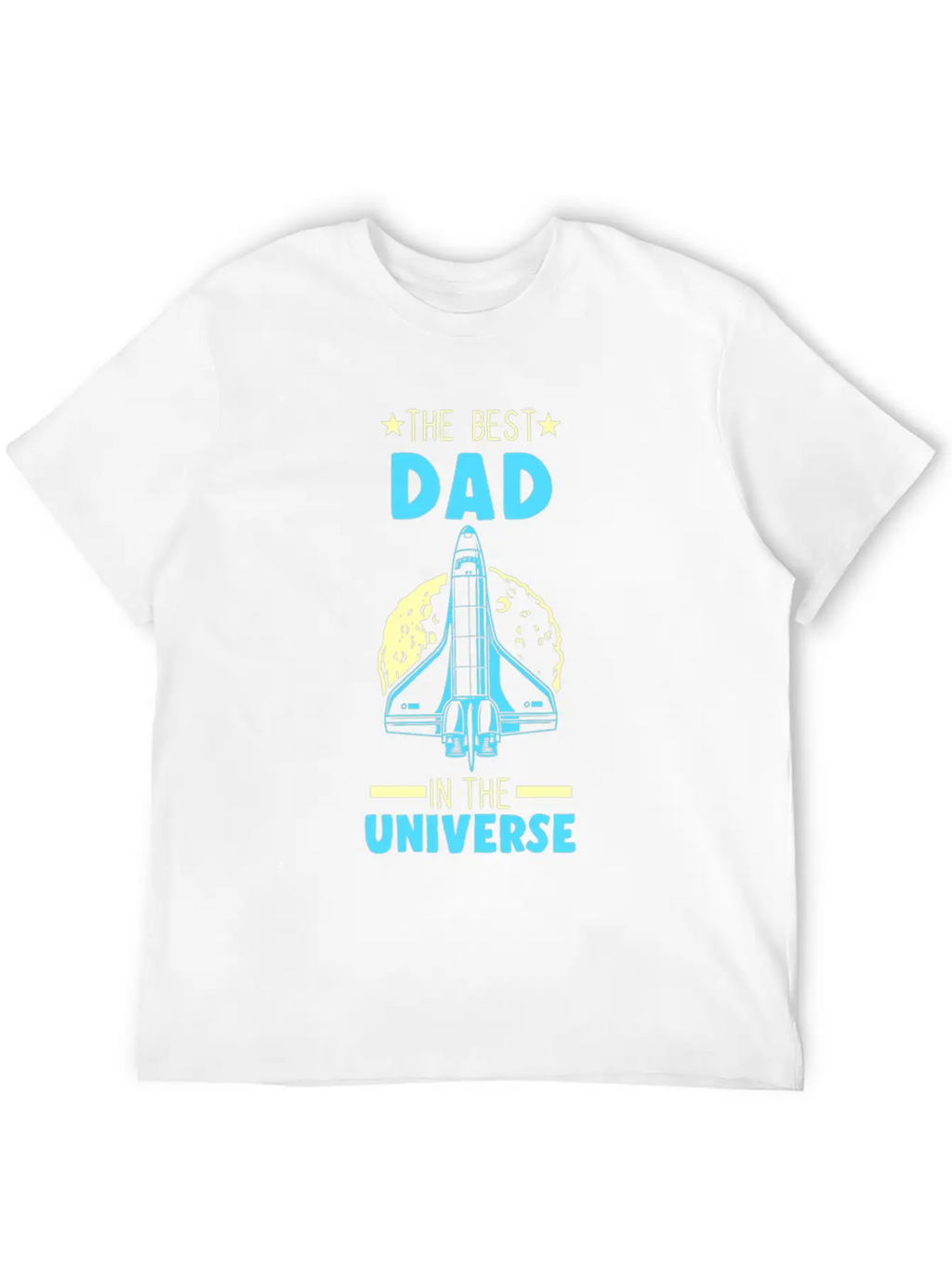 Best Dad Universe Astronaut Father Timeless Short Sleeve Tee – Comfy And Minimalist Design