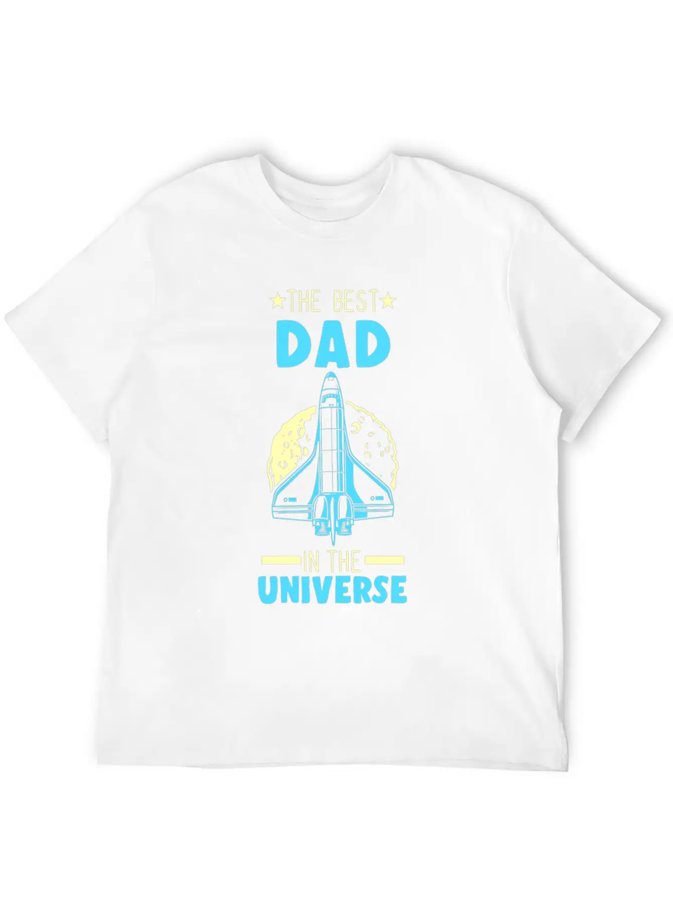 Best Dad Universe Astronaut Father Timeless Short Sleeve Tee – Comfy And Minimalist Design