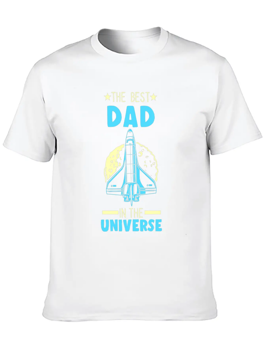 Best Dad Universe Astronaut Father Timeless Short Sleeve Tee – Comfy And Minimalist Design