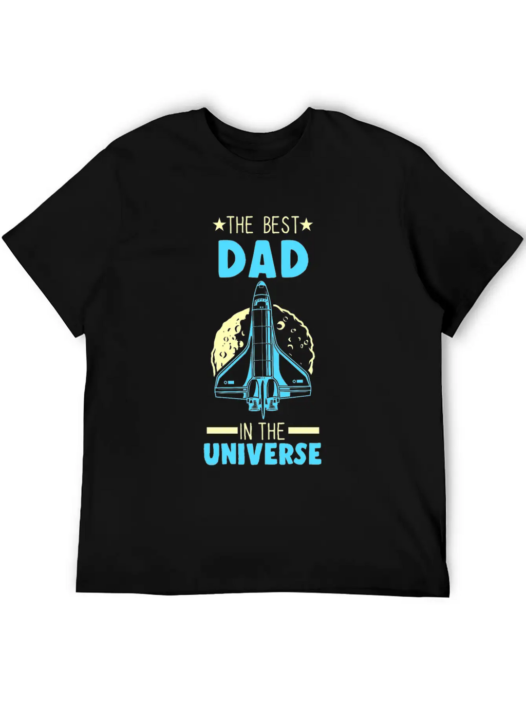 Best Dad Universe Astronaut Father Timeless Short Sleeve Tee – Comfy And Minimalist Design