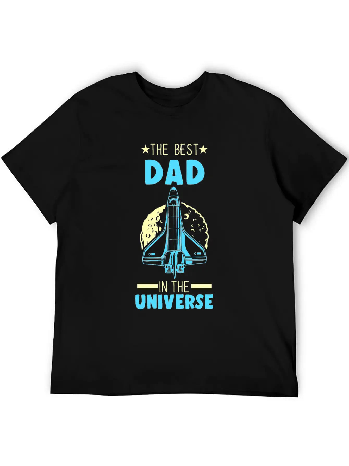 Best Dad Universe Astronaut Father Timeless Short Sleeve Tee – Comfy And Minimalist Design