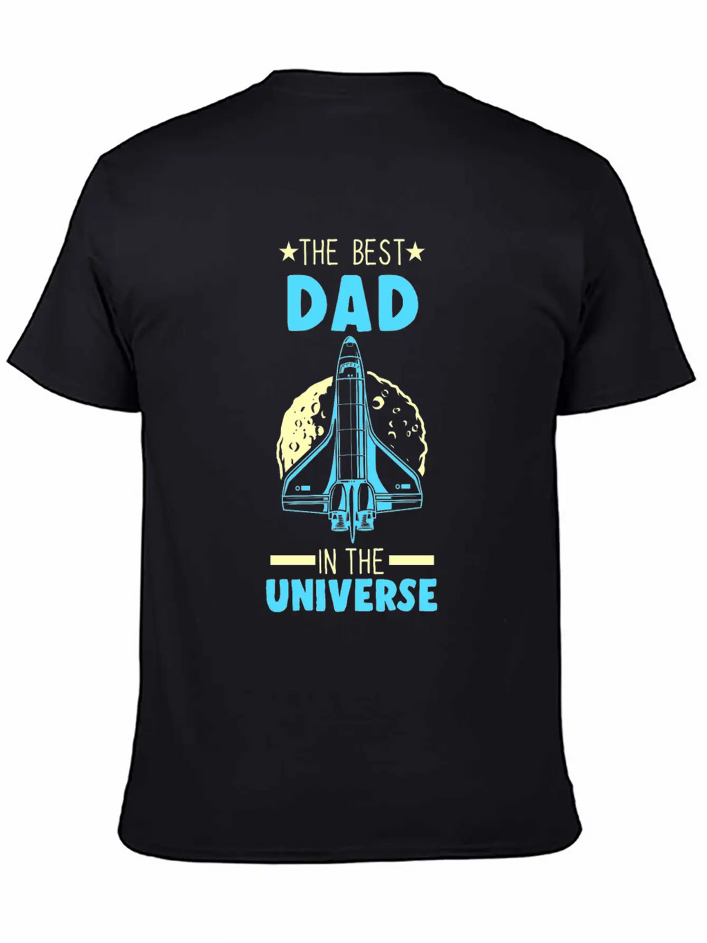 Best Dad Universe Astronaut Father Timeless Short Sleeve Tee – Comfy And Minimalist Design
